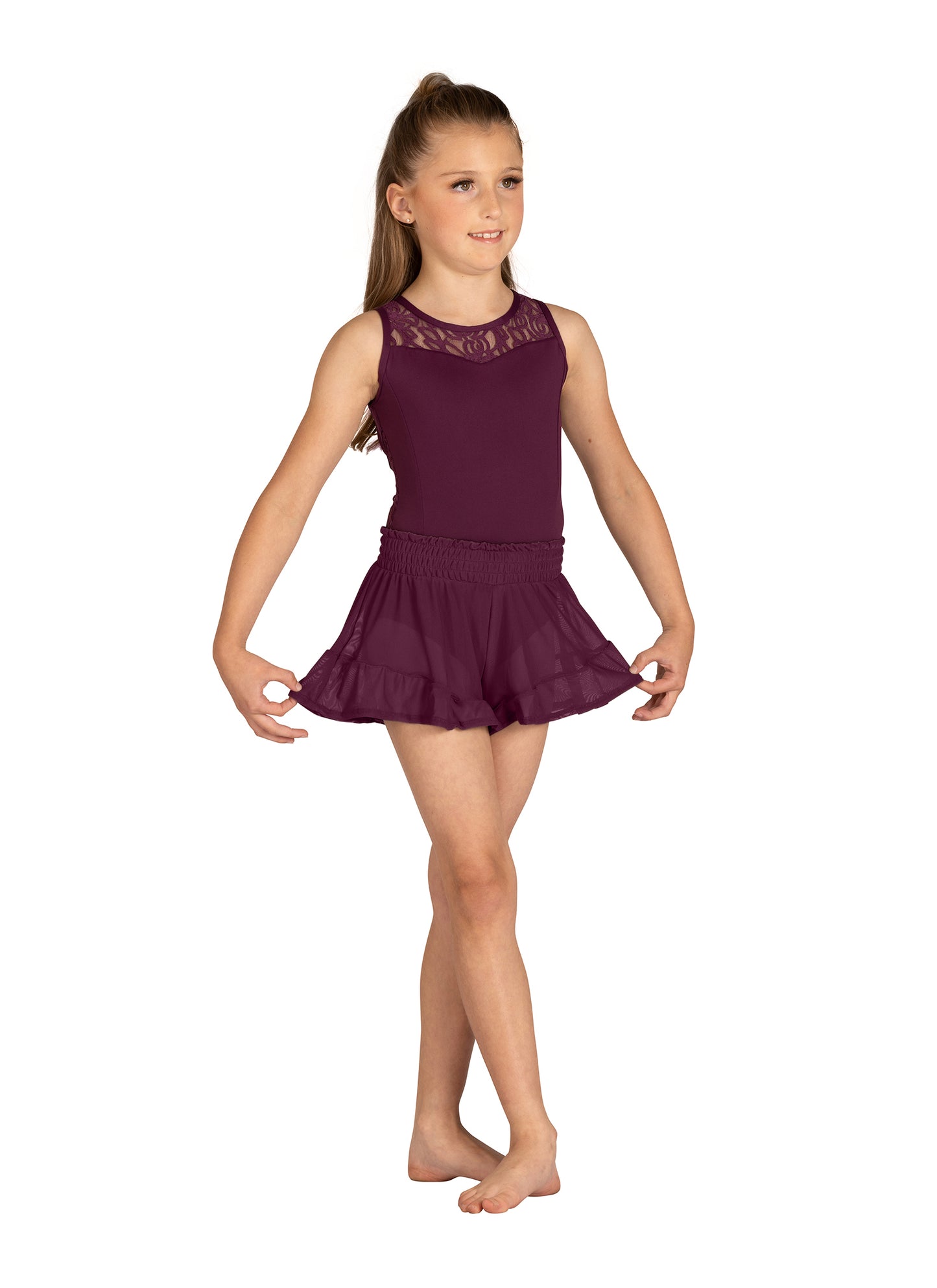 Kids Lyric Mesh Short