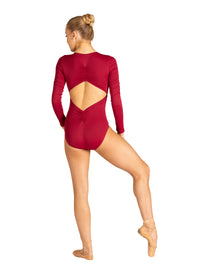 Adult Rhode Long Sleeve Shirring Leotard