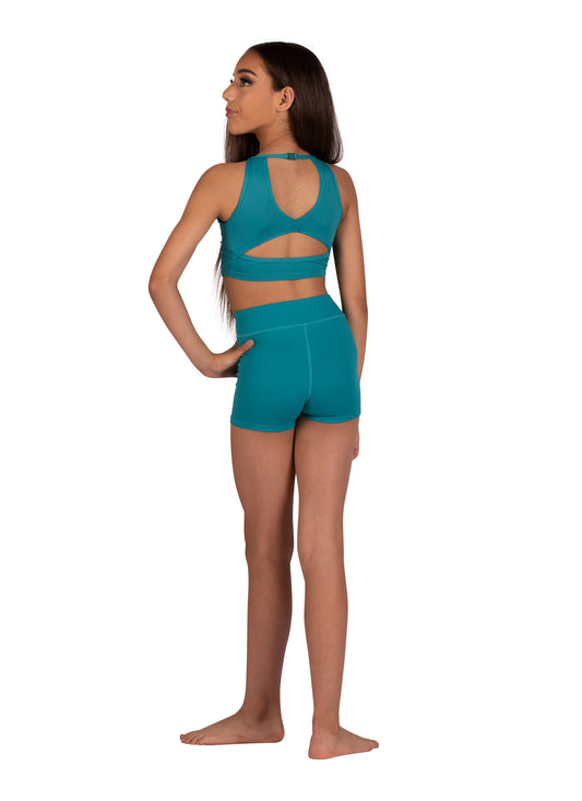 Kids Donna Shirring Halter Top