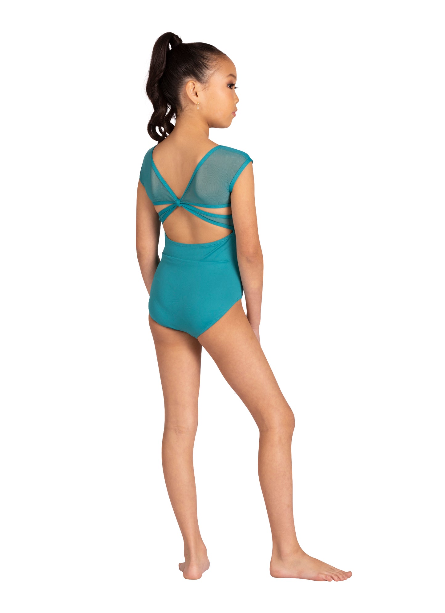 Kids Sessile Sweetheart Cap Sleeve Leotard