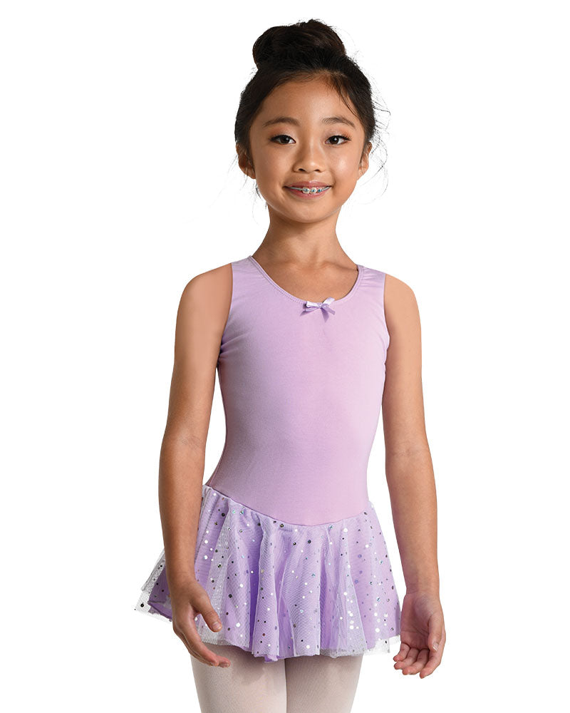 Girls Glitter Skirt Tank Dress | Skirt Tank Dress | Danznmotion