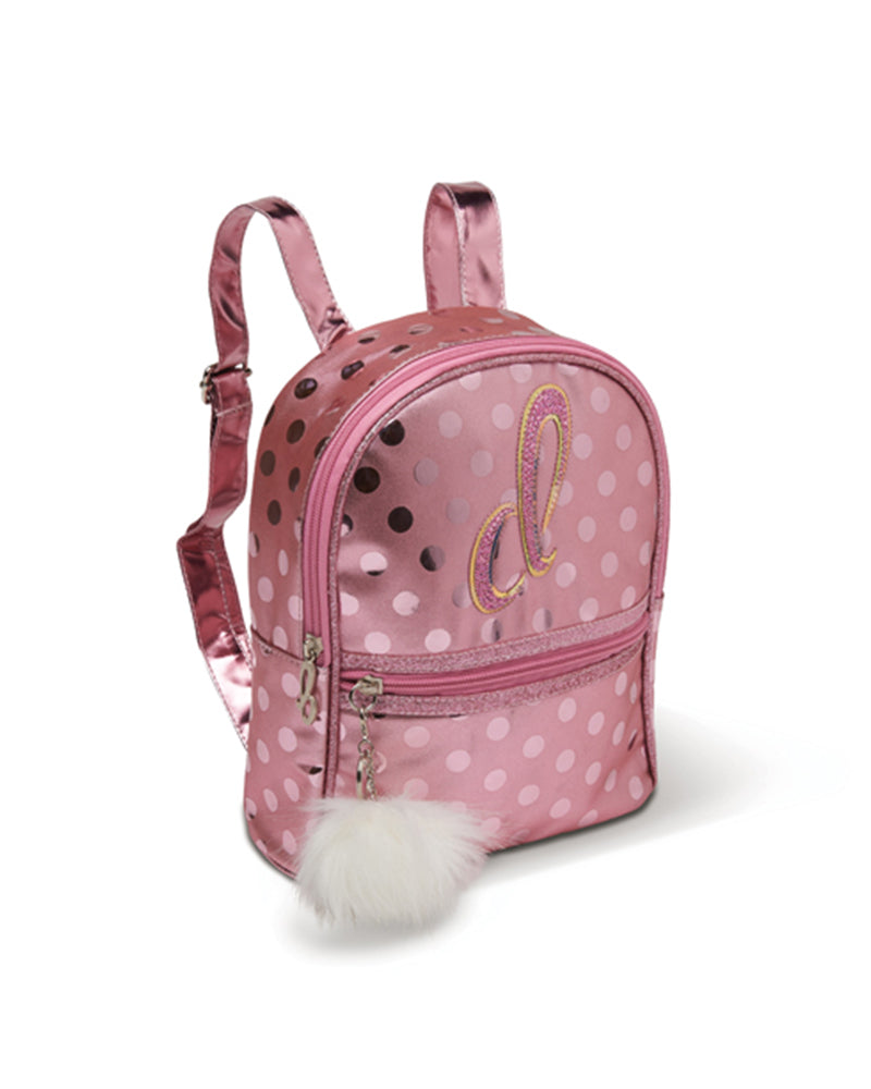 Justice pink online backpack