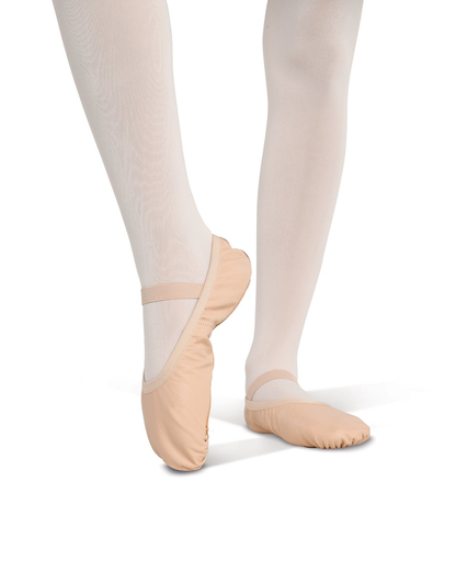 Youth Student Full Sole Leather Ballet Shoe