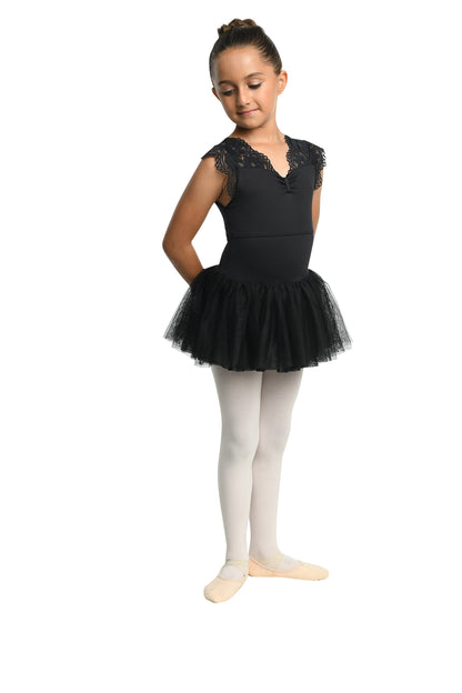 Kids Brielle Cap Sleeve Lace Dress
