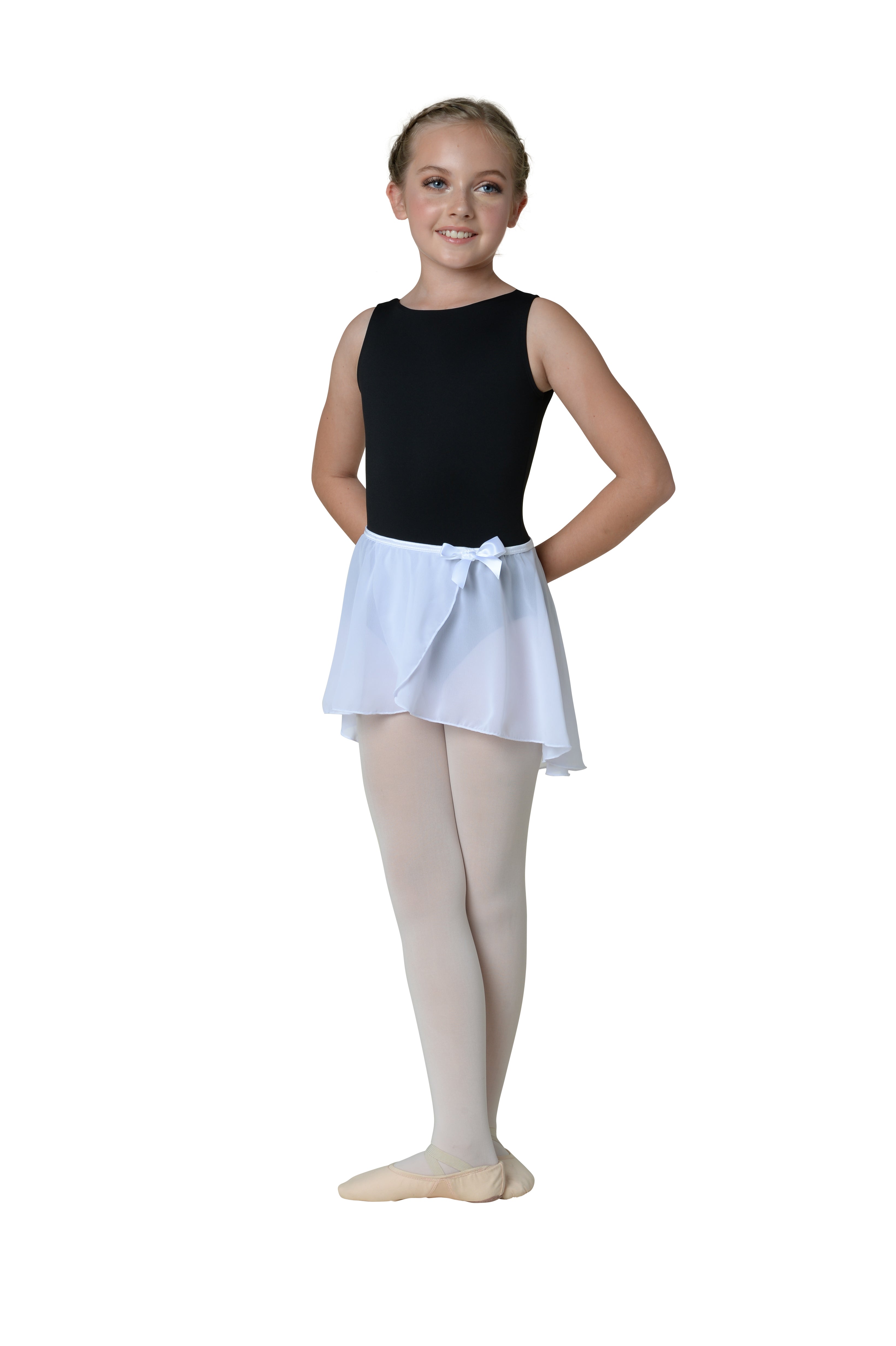 White wrap outlet skirt dance