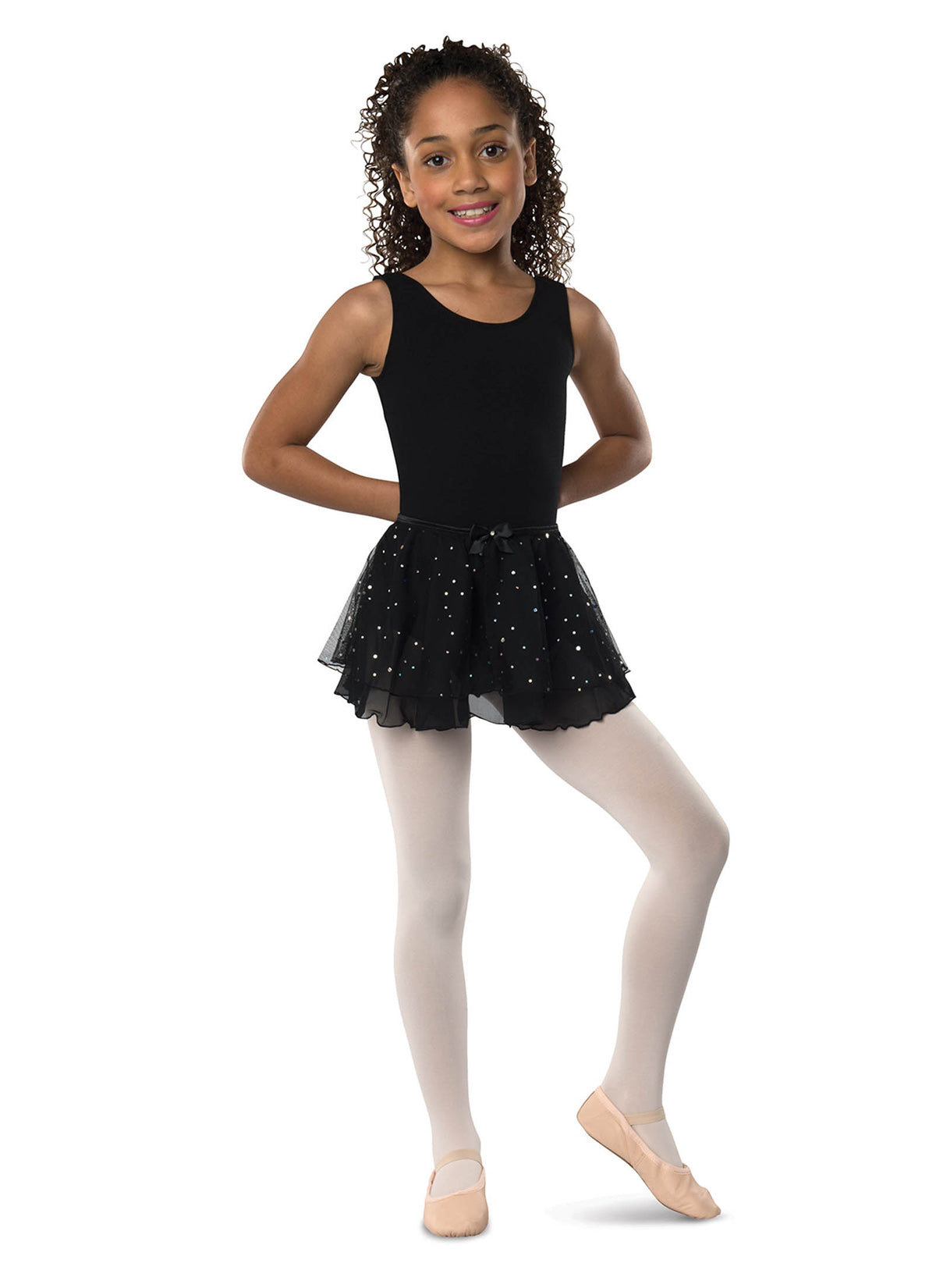 Kids Crystal Sparkle Dance Skirt