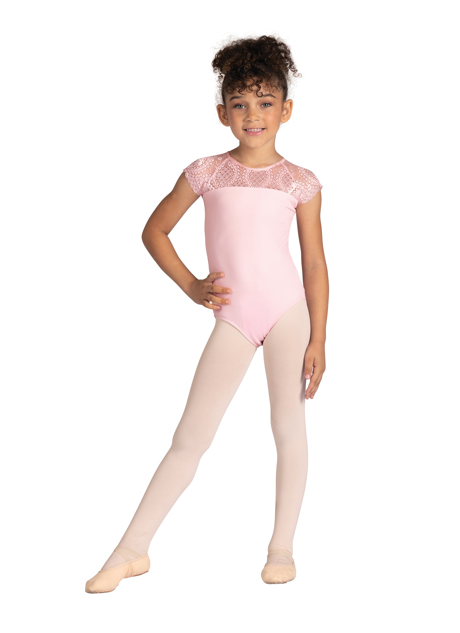 Kids Audra Cap Sleeve Leotard – Danznmotion