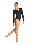 Adult Rhode Long Sleeve Shirring Leotard