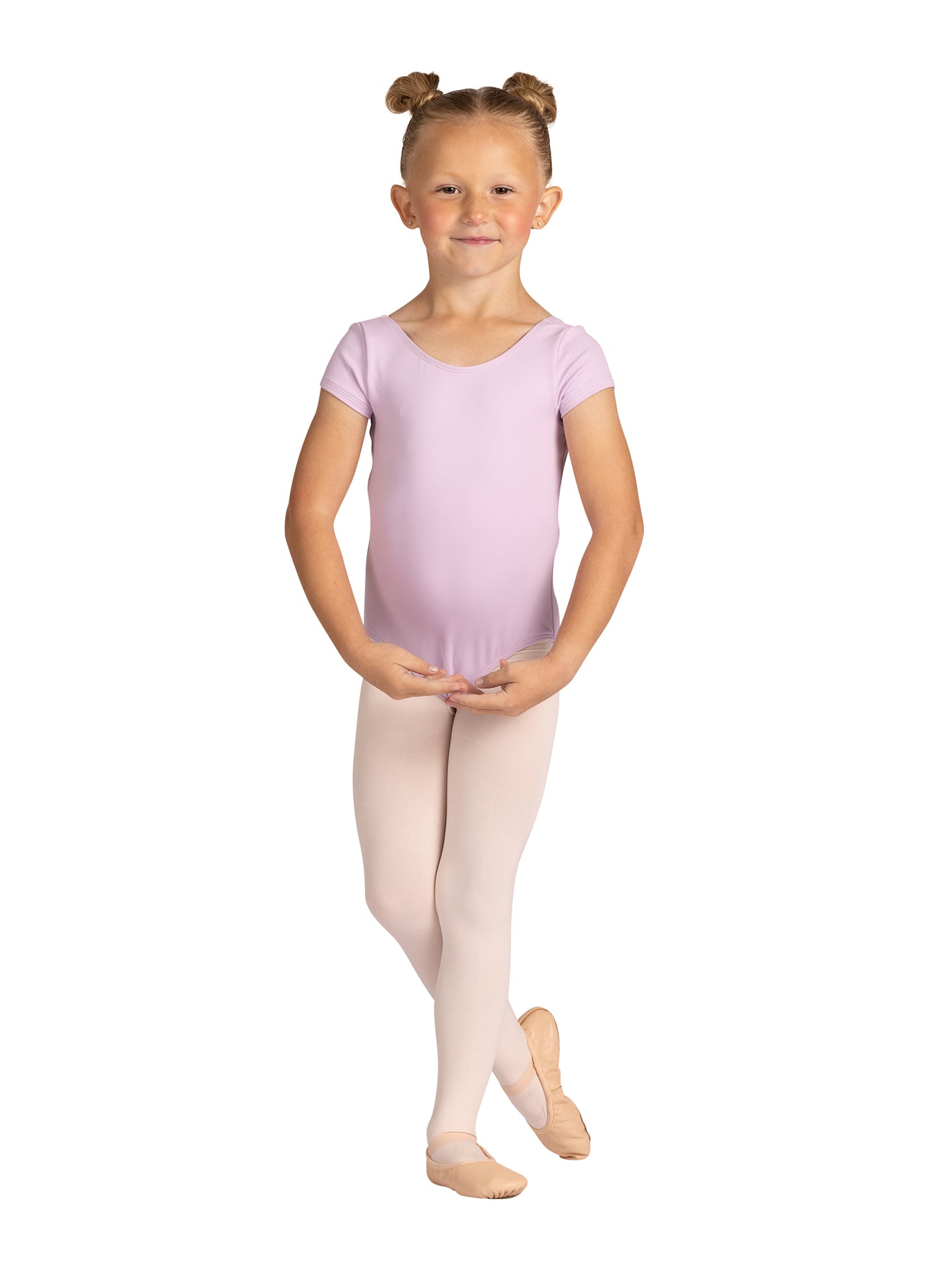 Kids Amara Heart Cap Sleeve Leotard