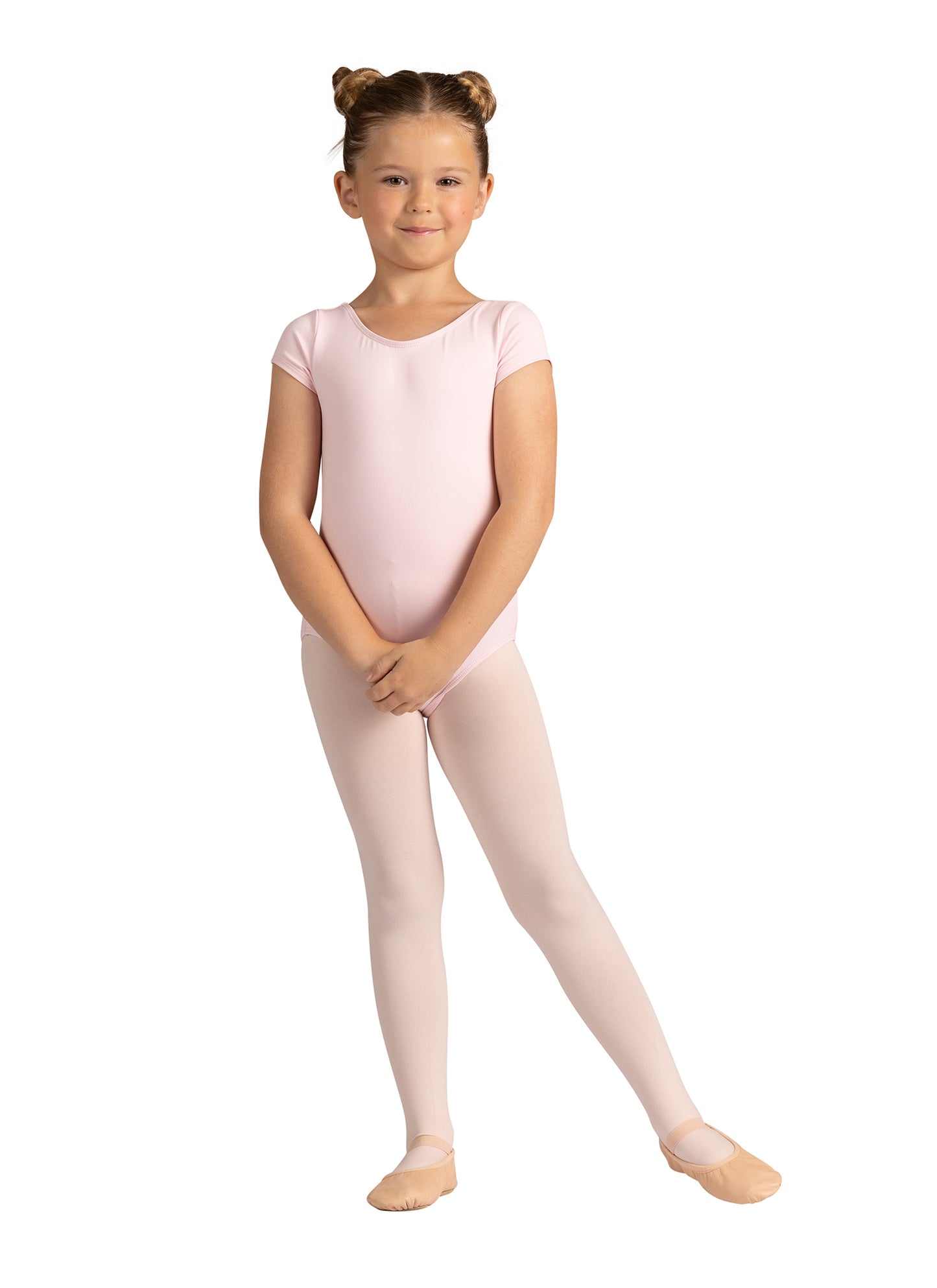 Kids Amara Heart Cap Sleeve Leotard