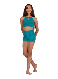 Kids Donna Shirring Halter Top