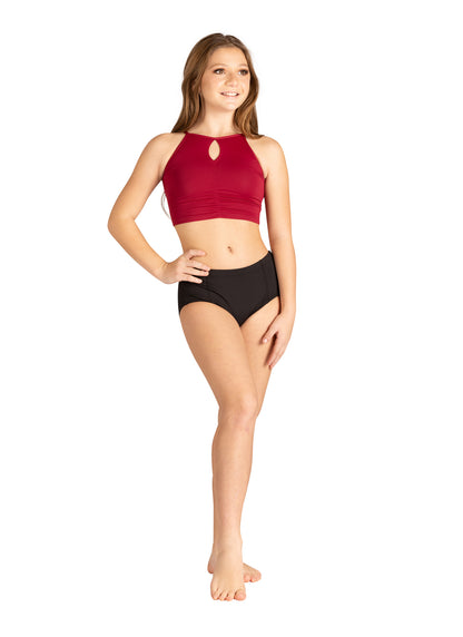 Kids Donna Shirring Halter Top
