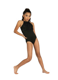 Kids Bella Halter Leotard