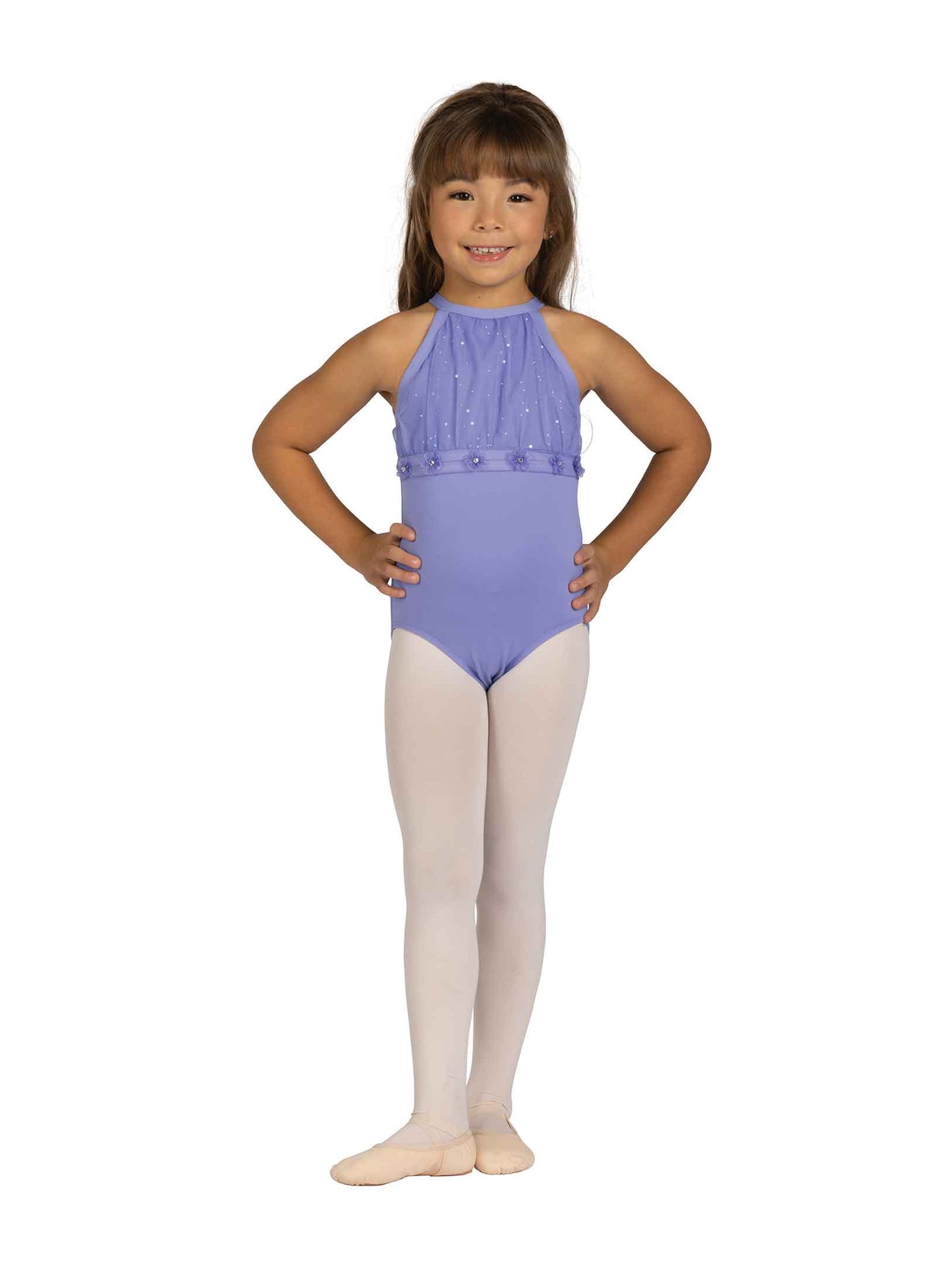 Kids Bella Halter Leotard