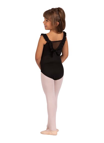 Kids Babe Ruffle Neck Leotard