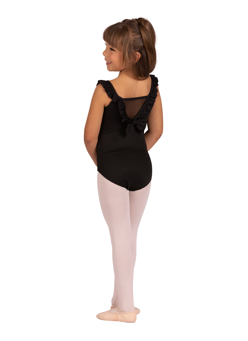Kids Babe Ruffle Neck Leotard