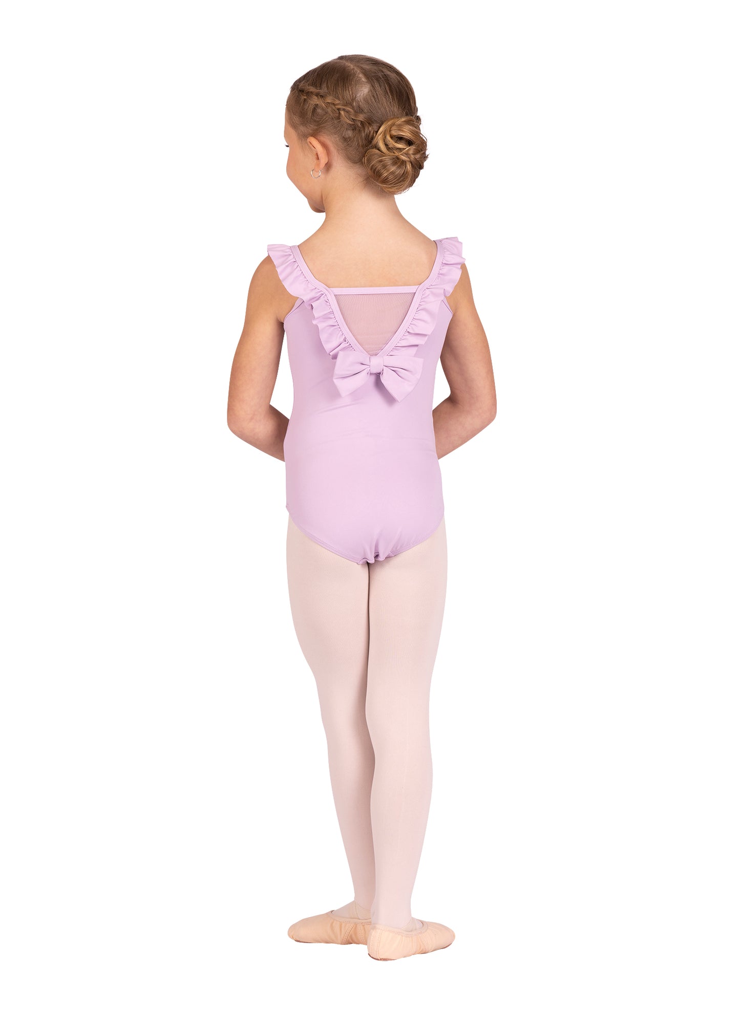 Kids Babe Ruffle Neck Leotard