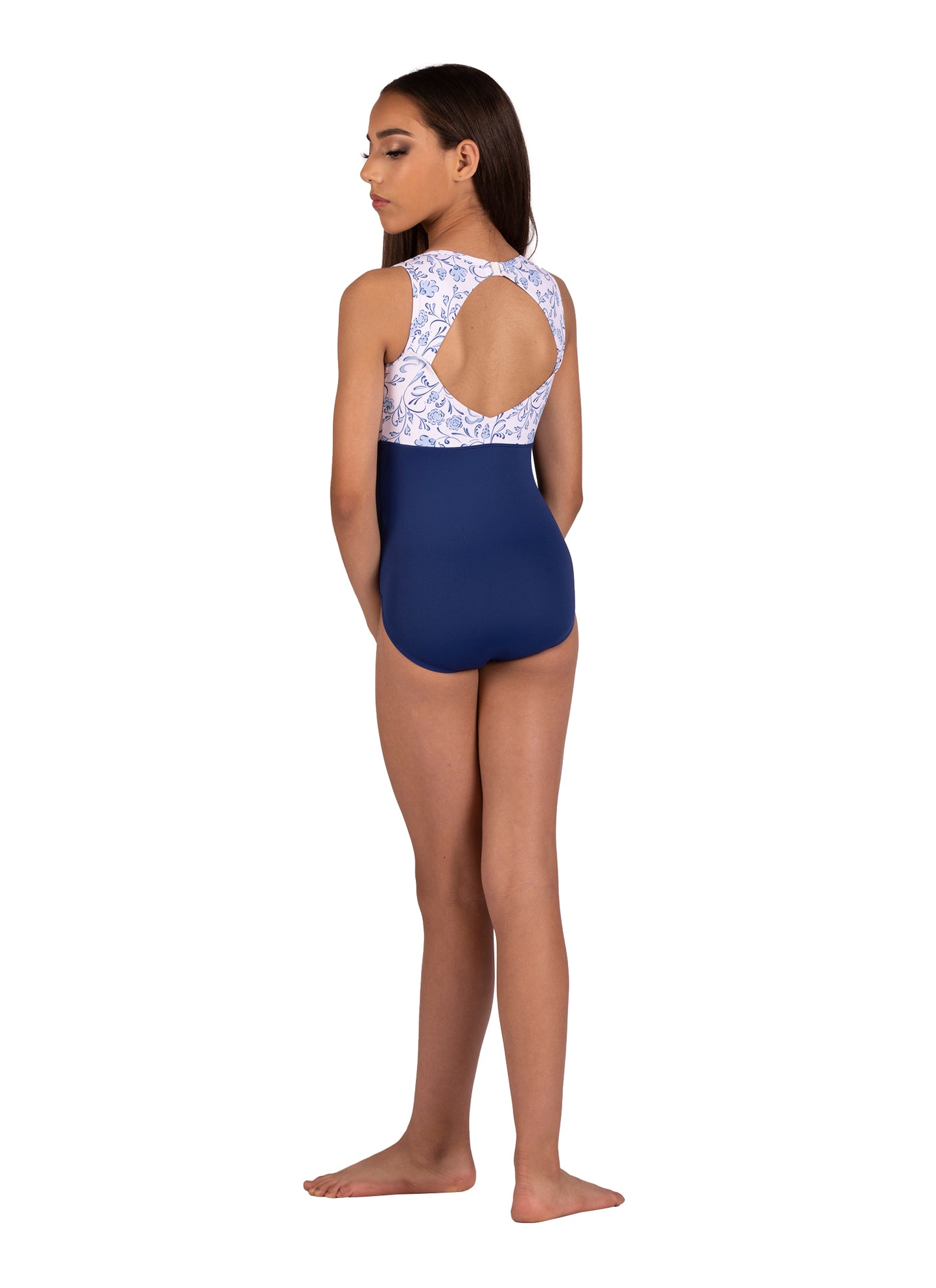 Kids Tank Floral Leotard