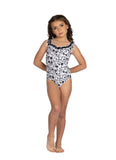 Kids Emory Floral Print Tank Leotard