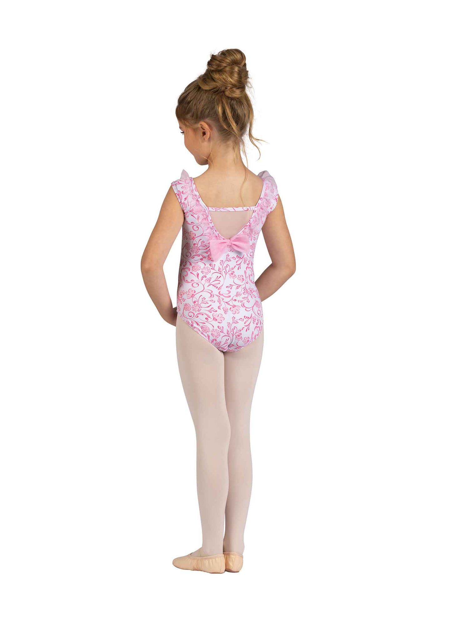 Kids Emory Floral Print Tank Leotard