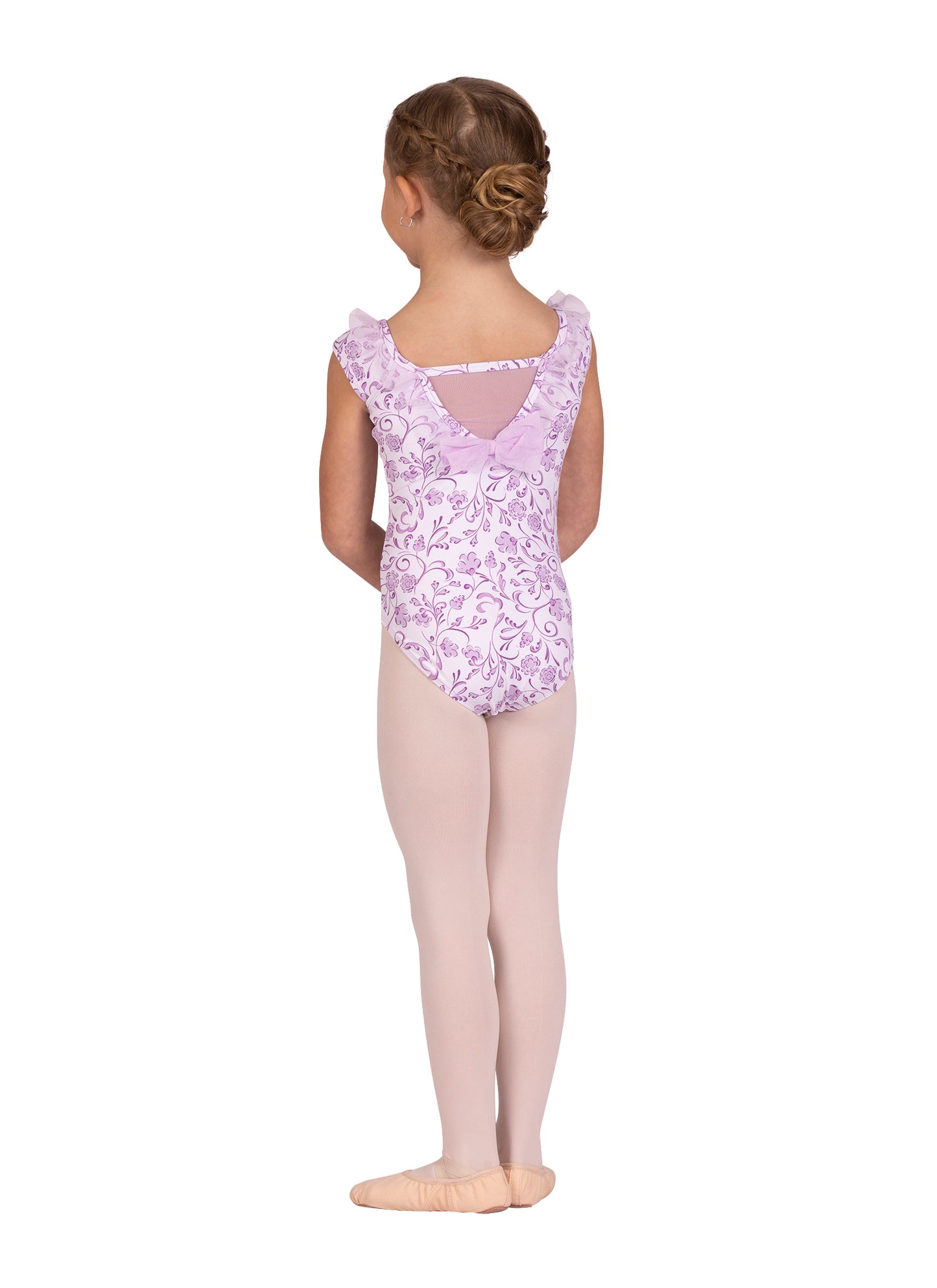 Kids Emory Floral Print Tank Leotard