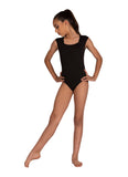 Kids Oakley Square Neck Cap Sleeve Leotard