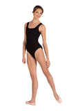 Adult Jessie Ribbed Square Neck Tank Leotard