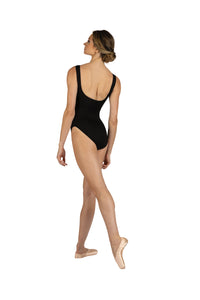 Adult Jessie Ribbed Square Neck Tank Leotard