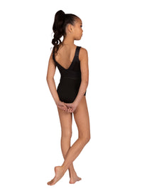 Kids Kensie Shiny Rib Leotard