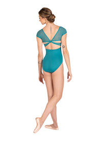 Adult Sessile Sweetheart Cap Sleeve Leotard