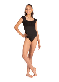 Kids Sessile Sweetheart Cap Sleeve Leotard