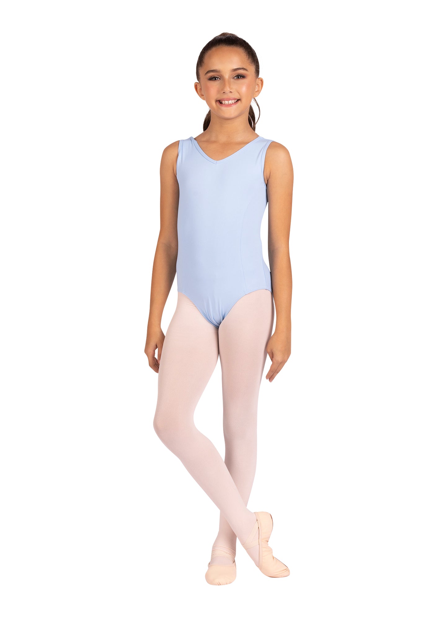 Kids Ari V-Neck Tank Leotard