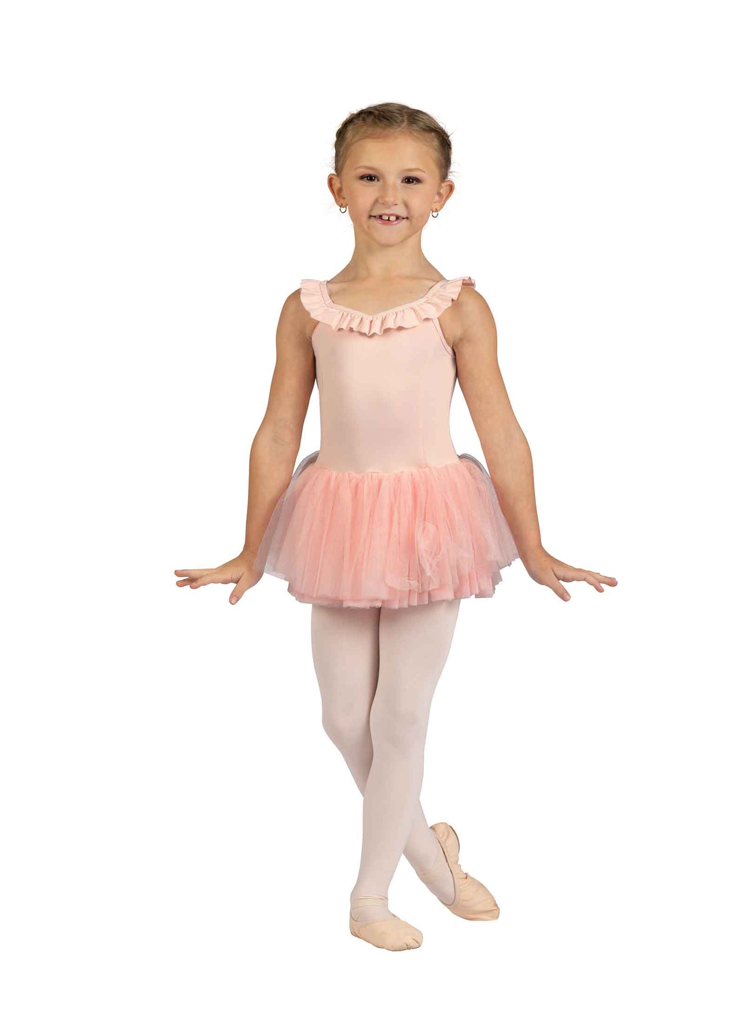 Kids Ruffle Trim Babette Dress