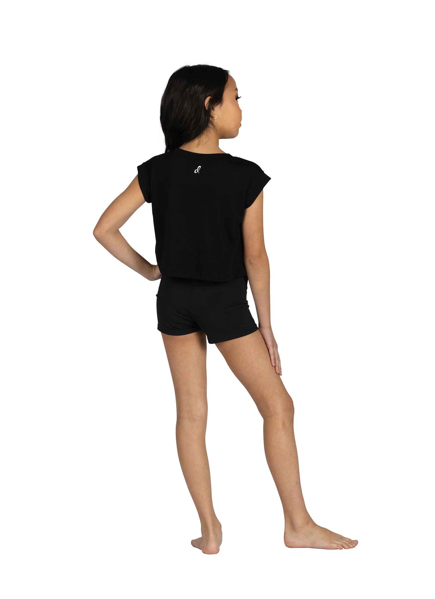 Kids "Dance" Foil Dot Sequin T-Shirt