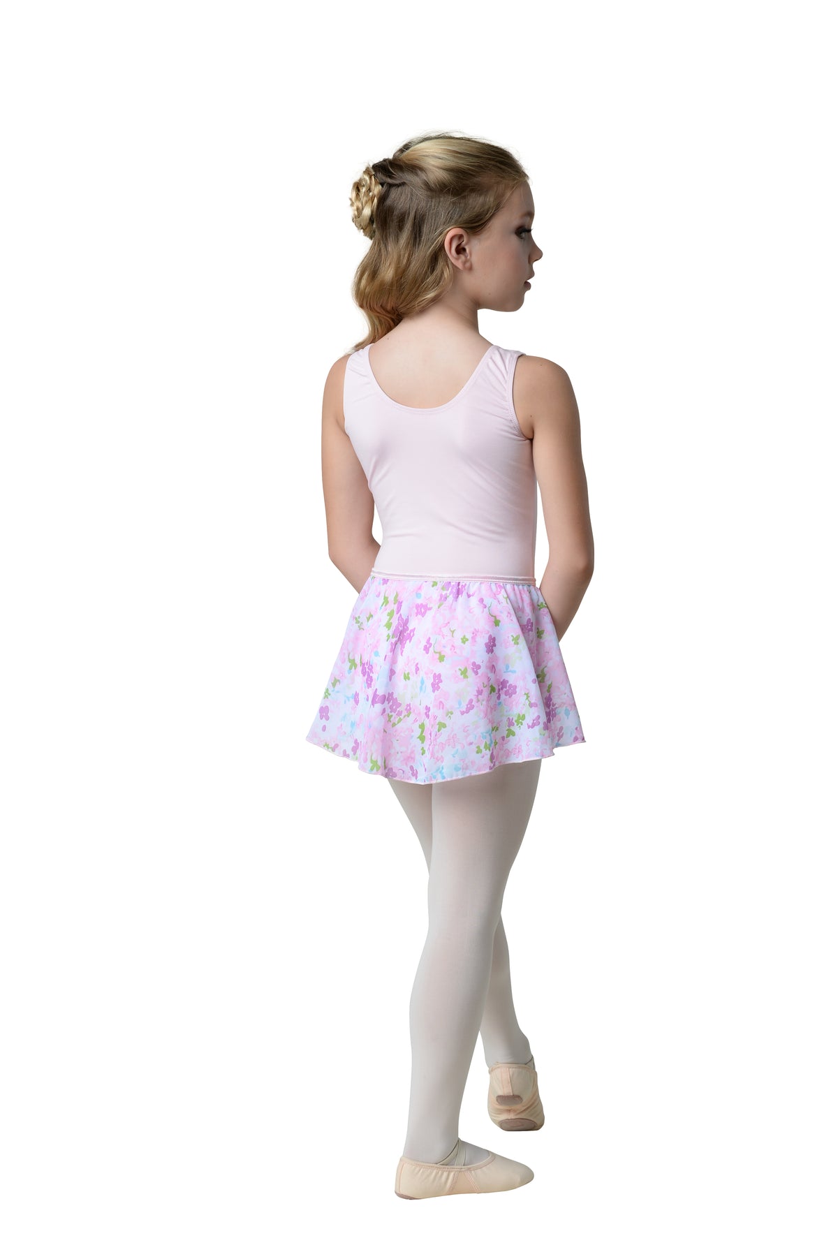 Kids Collette Pastel Flower Skirt