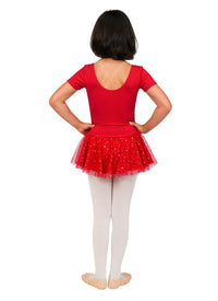 Kids Madeline Glitter Skirt Short Sleeve Dress