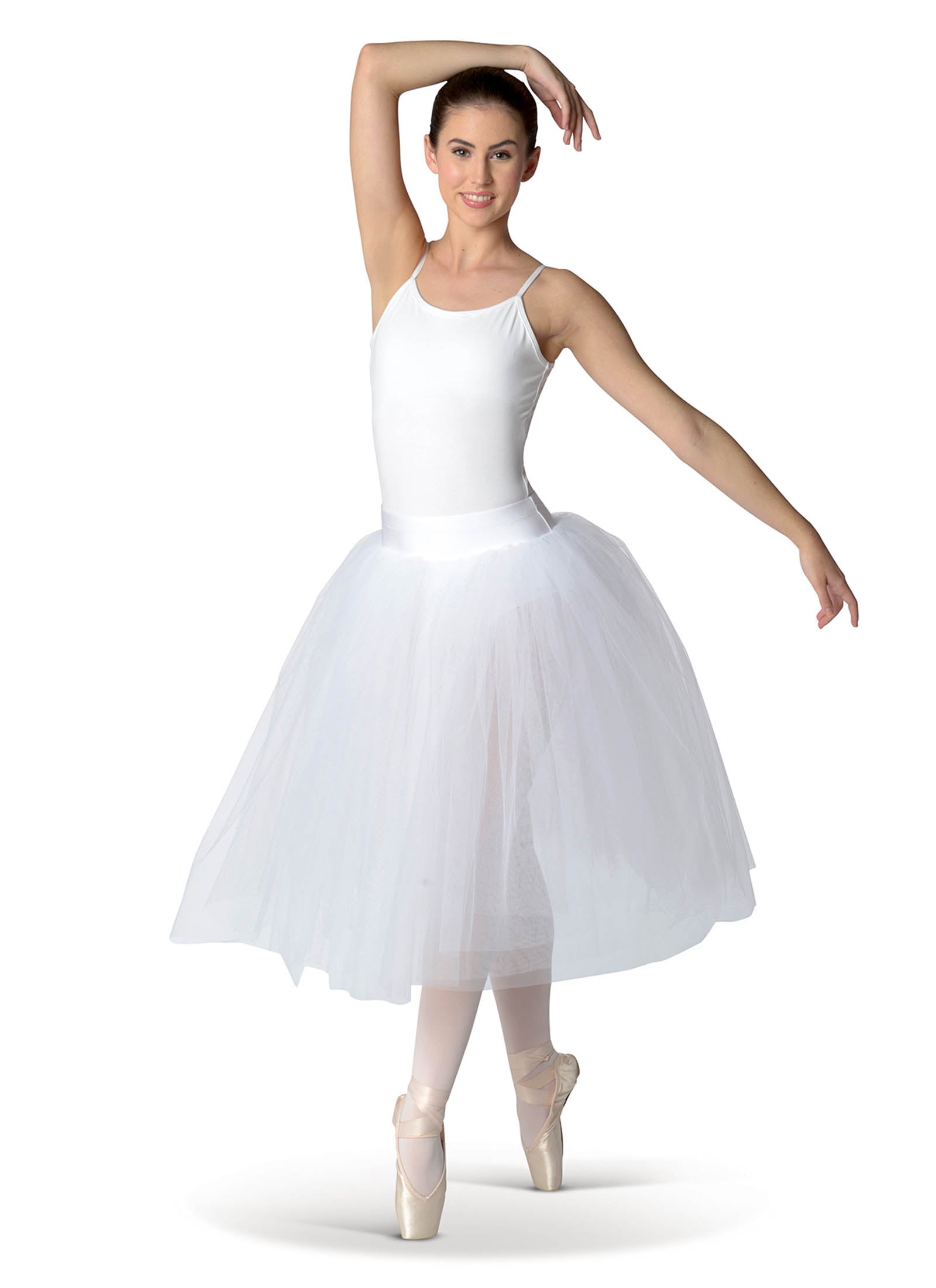 Danznmotion Womens Professional Romantic Tutu in White L 607A Danznmotion Womens Professional Romantic Tutu in White L 607A