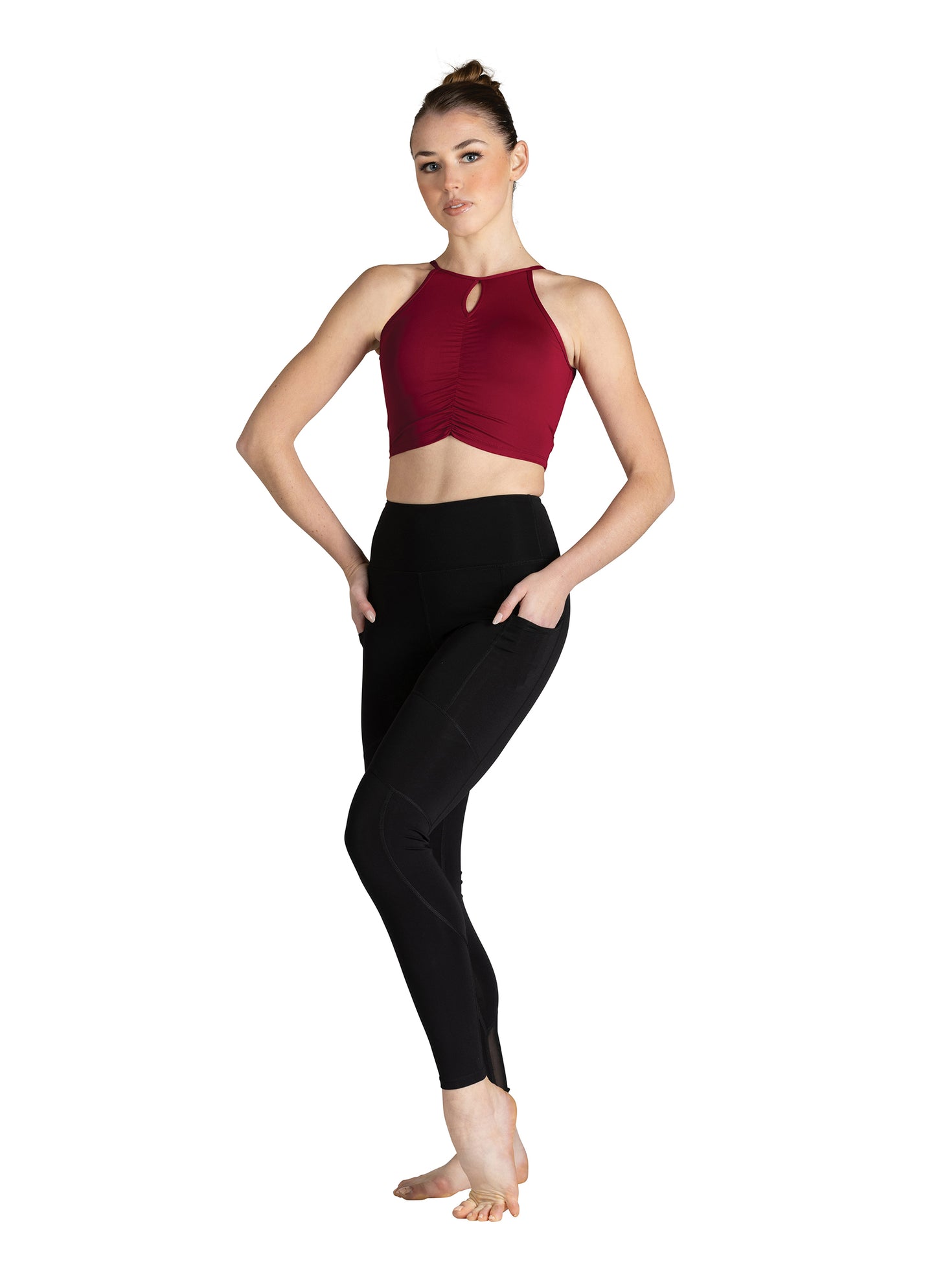 Adult Donna Shirring Halter Top