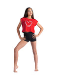Adult Scribble Heart T-Shirt