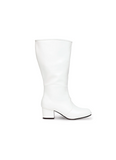 Gotham Dolly Majorette Knee-High Boot 2" Heel - White
