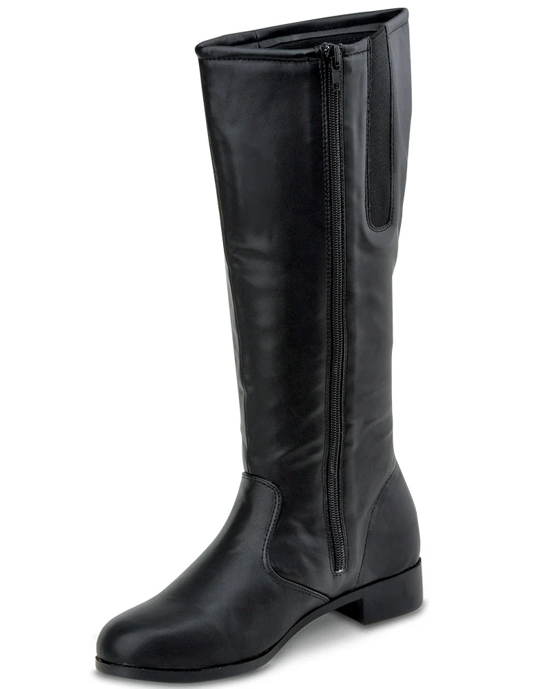 Gotham Dallas Knee-High Majorette Boot - Black