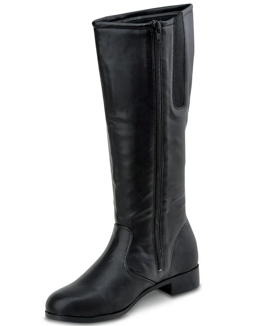 Gotham Dallas Knee-High Majorette Boot - Black
