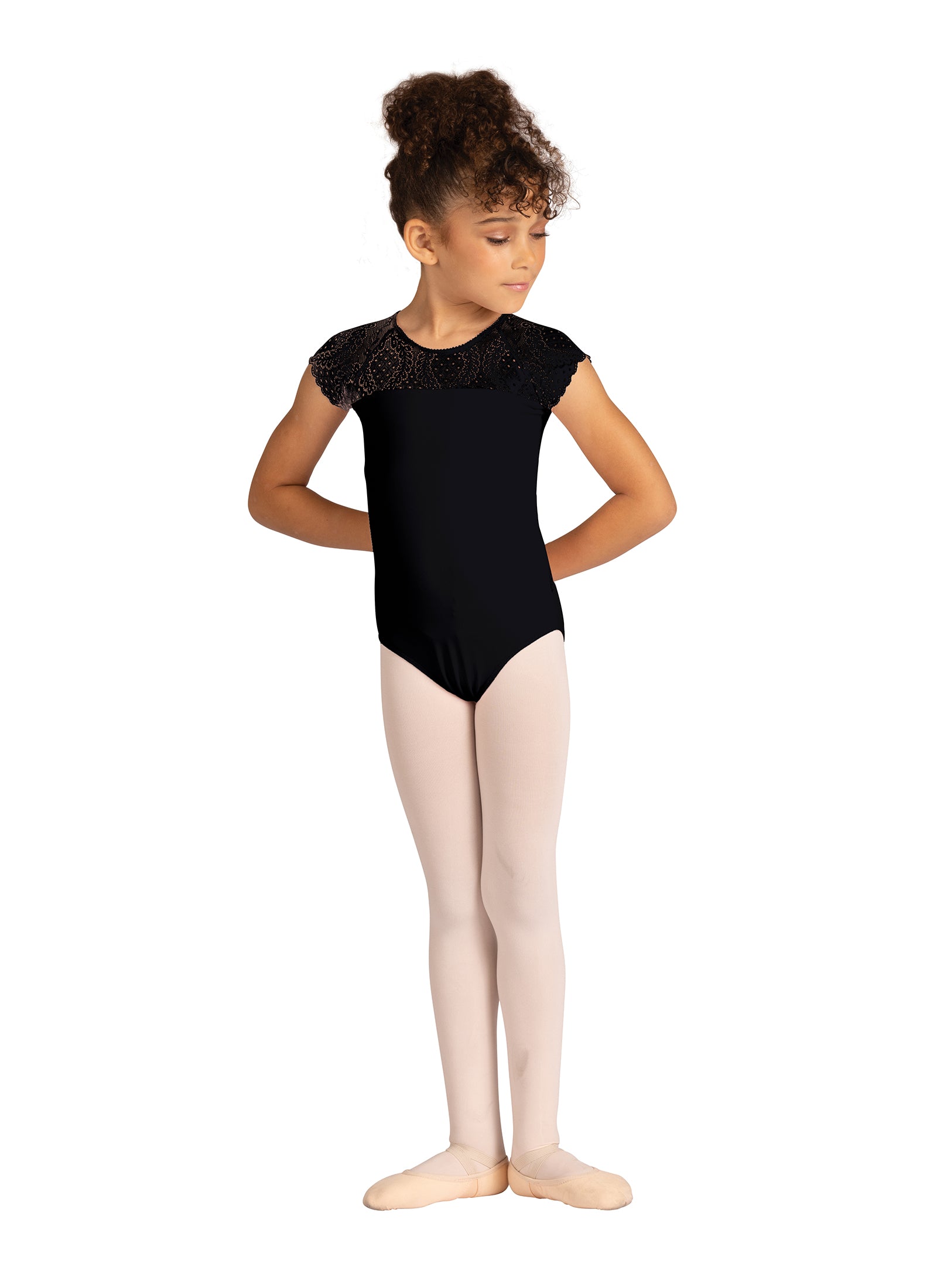 Kids Audra Cap Sleeve Leotard – Danznmotion