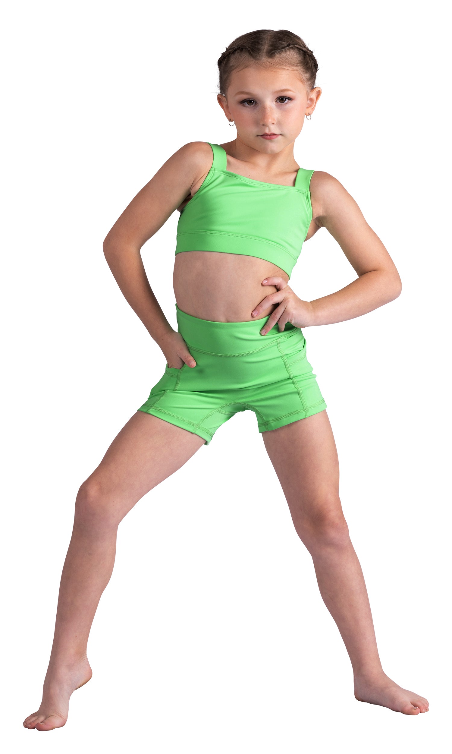Kids Coty Bra With Crisscross Back – Danznmotion