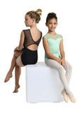 Kids Skyla Polka-Dot Mesh Leotard