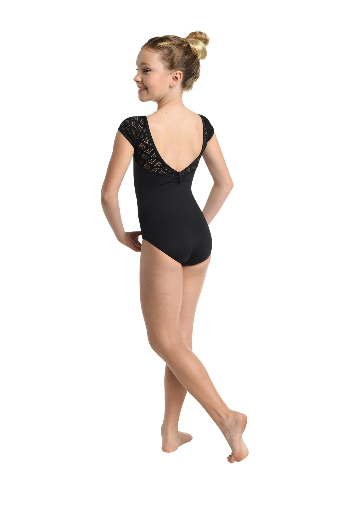 Kids Nicolette Cap Sleeve Heart Lace Leotard – Danznmotion