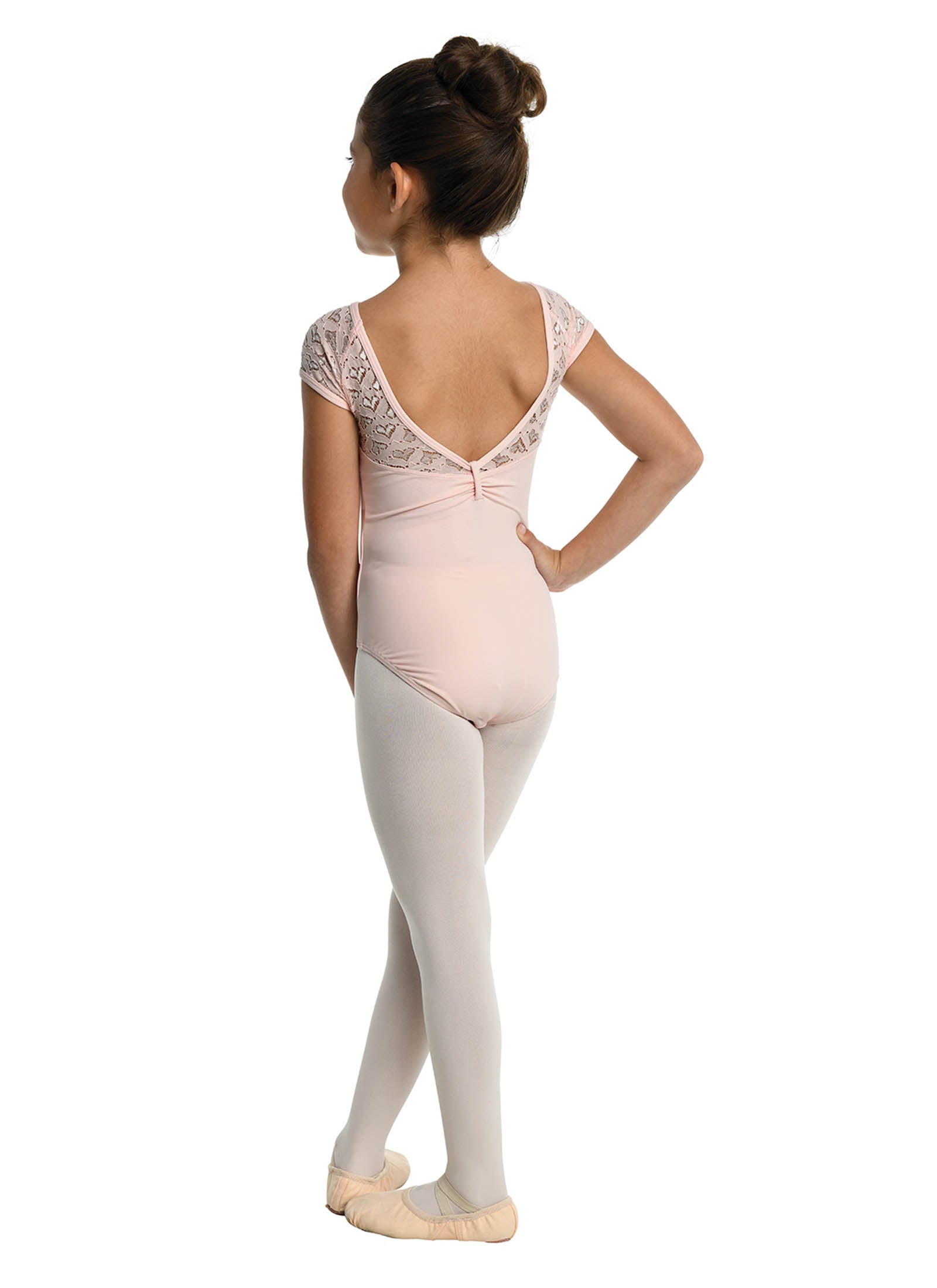 Kids Nicolette Cap Sleeve Heart Lace Leotard – Danznmotion