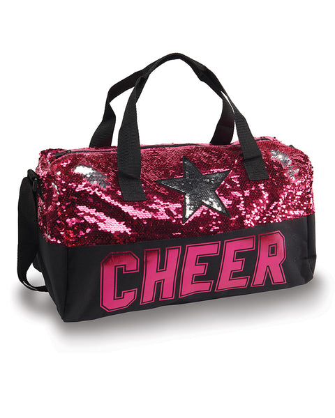 Sequin high quality Letter Duffel for Runners