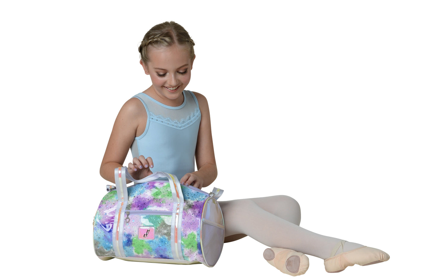 Pastel Clouds & Stars Dance Duffel | Danznmotion