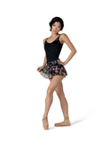 Floral Print Dance Skirt | Gold Blossom Skirt | Danznmotion